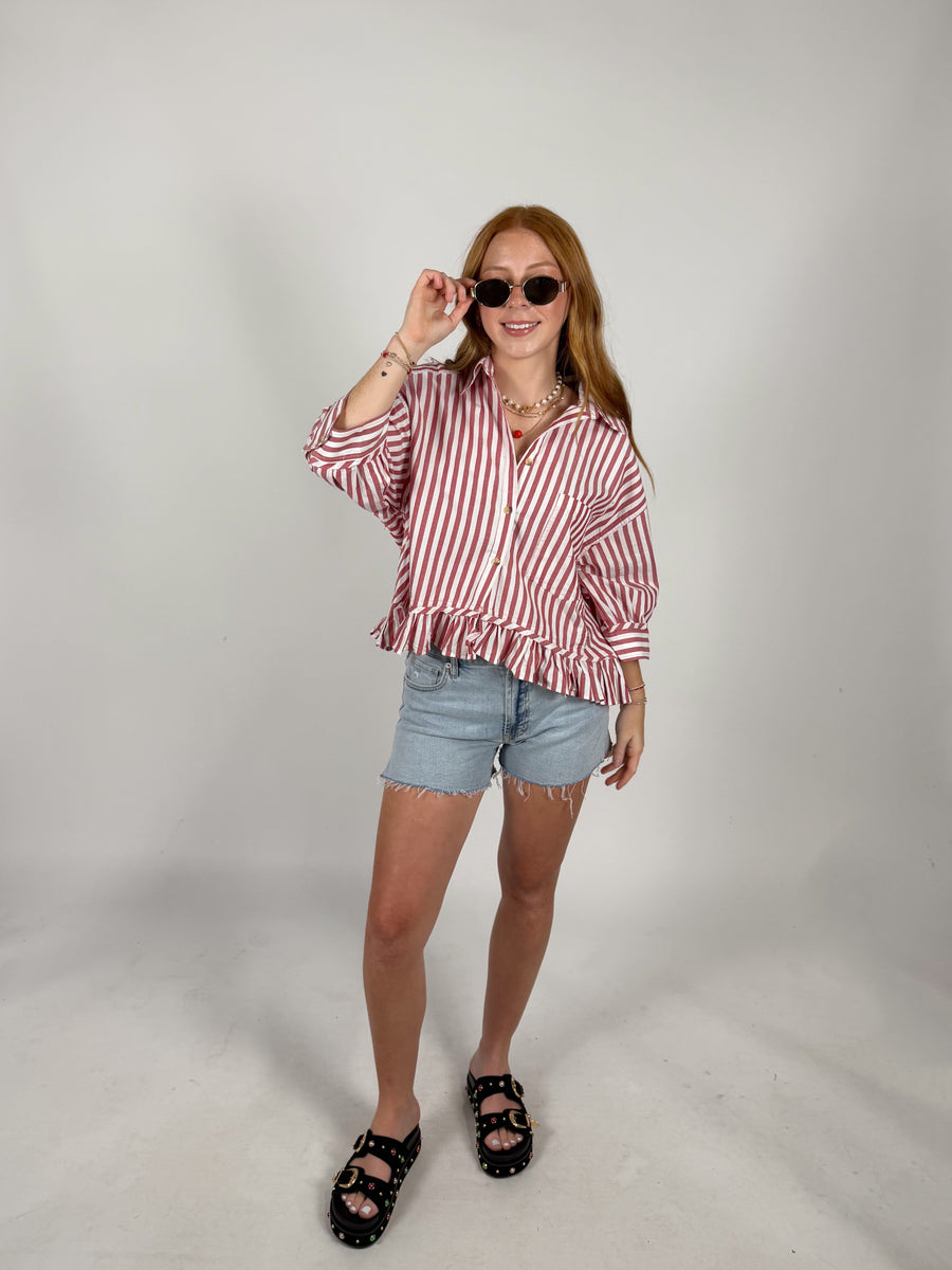 Greenlight Stripe Blouse