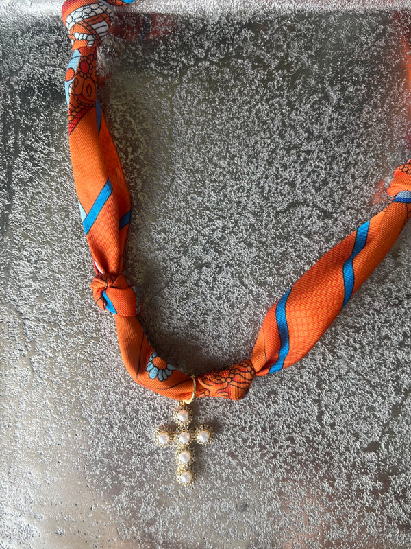 Palmas Scarf Necklace