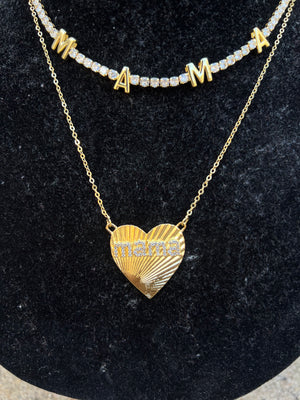 Mama Heart Necklace