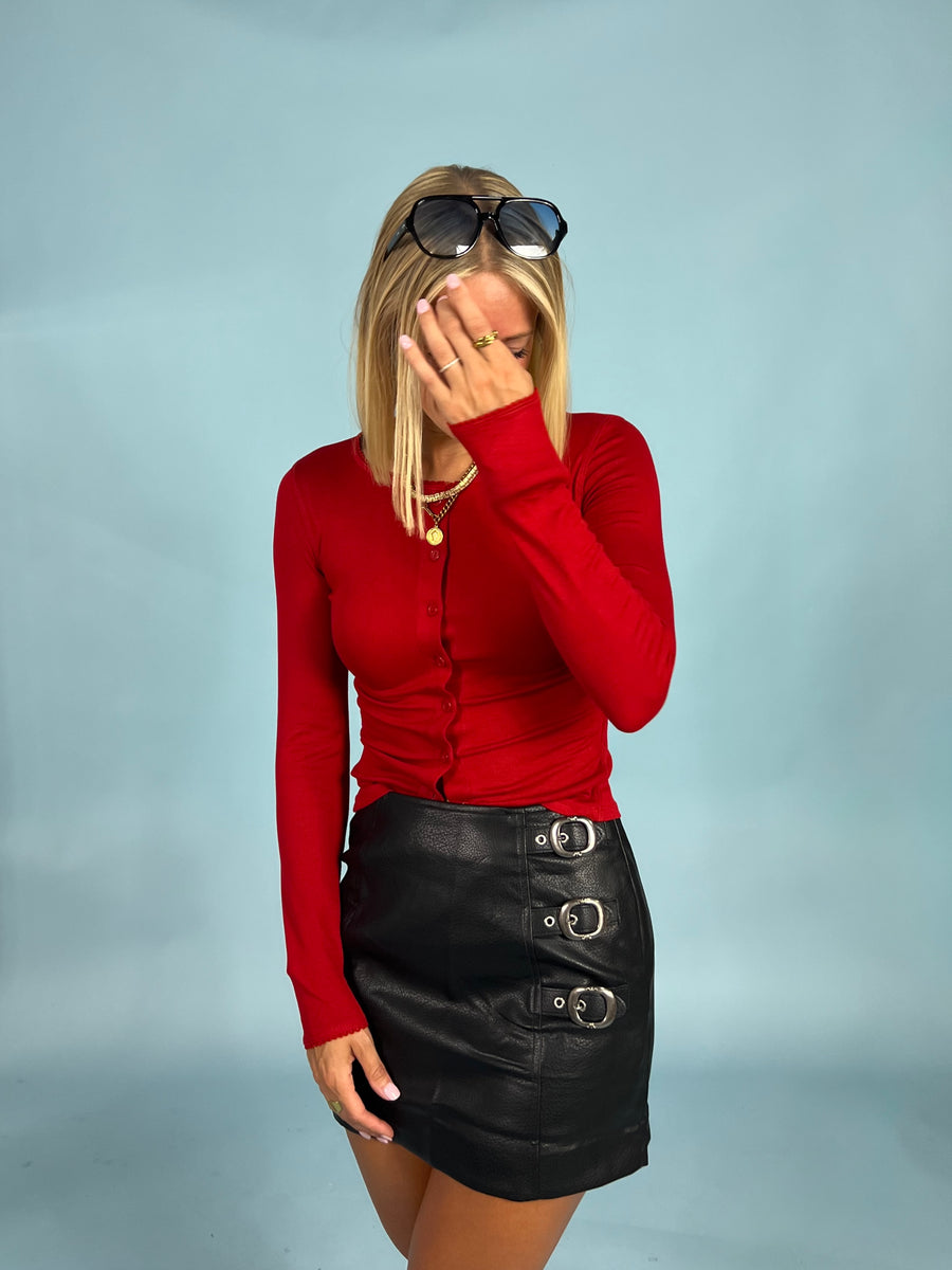Sweet Talker Ribbed Top