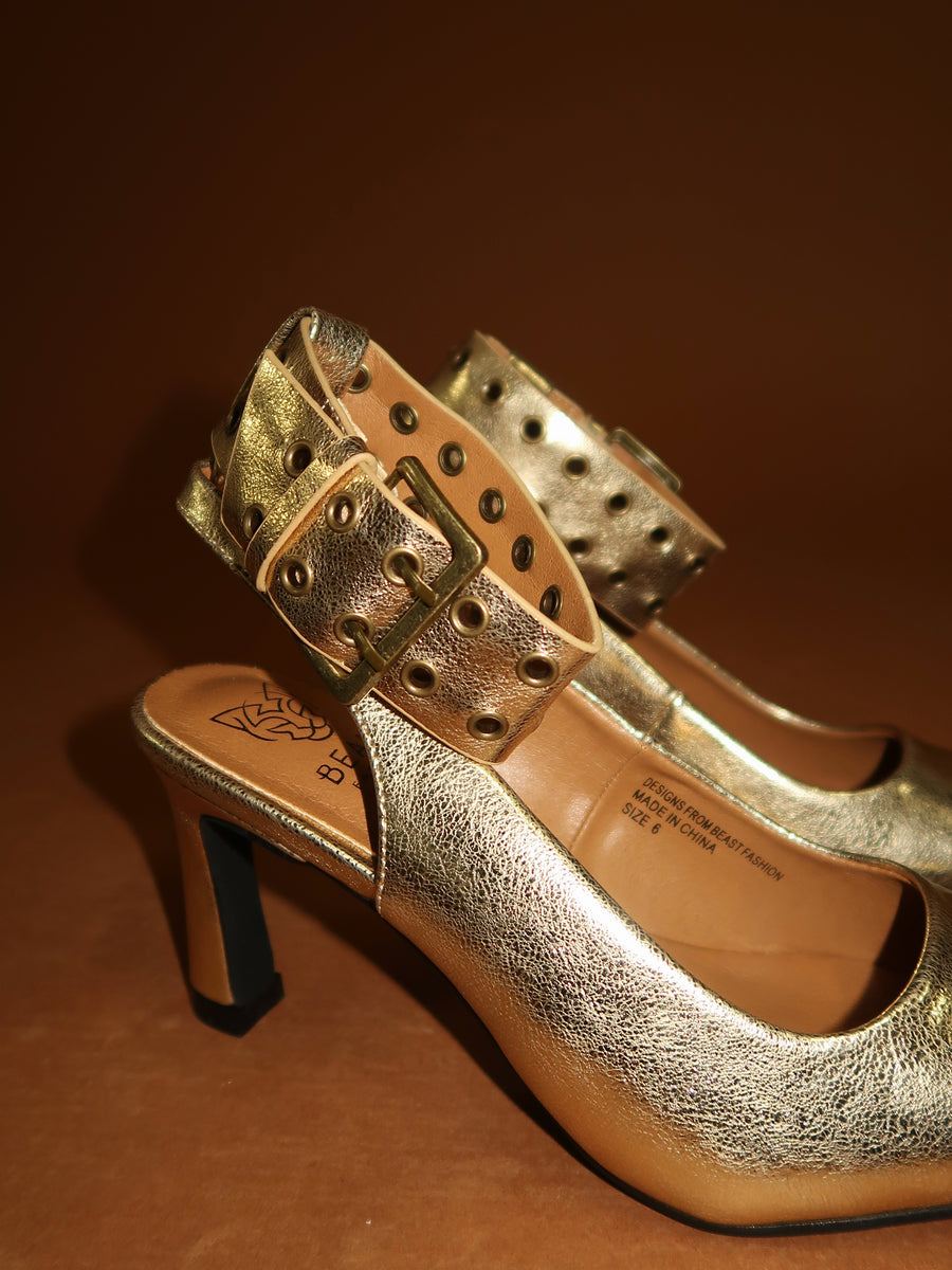 Reese Ankle Strap Heel