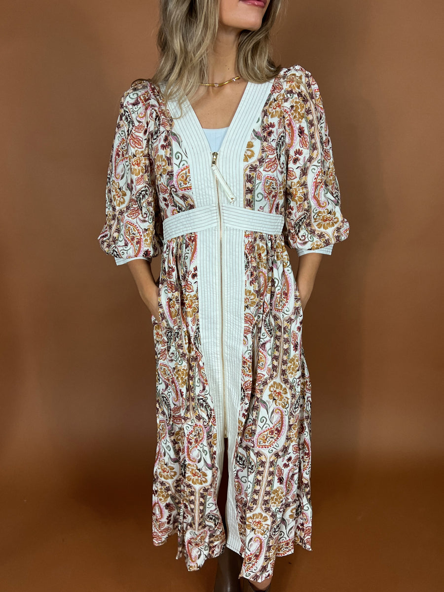 Clara Floral Midi Dress