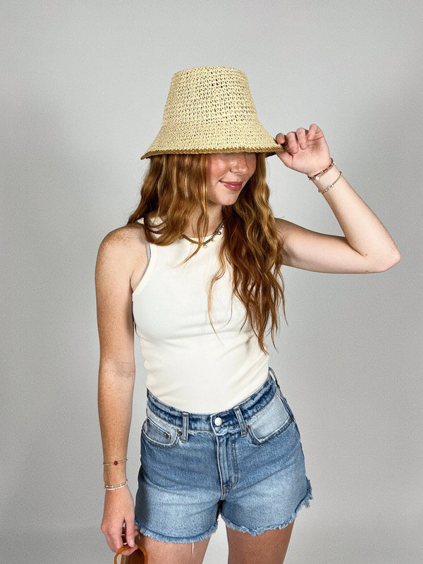 Preston Crochet Bucket Hat