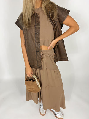 Boyish Skirt Set