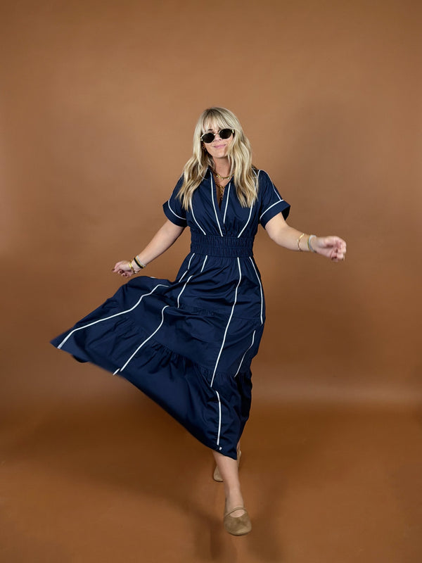 Track Star Maxi Dress
