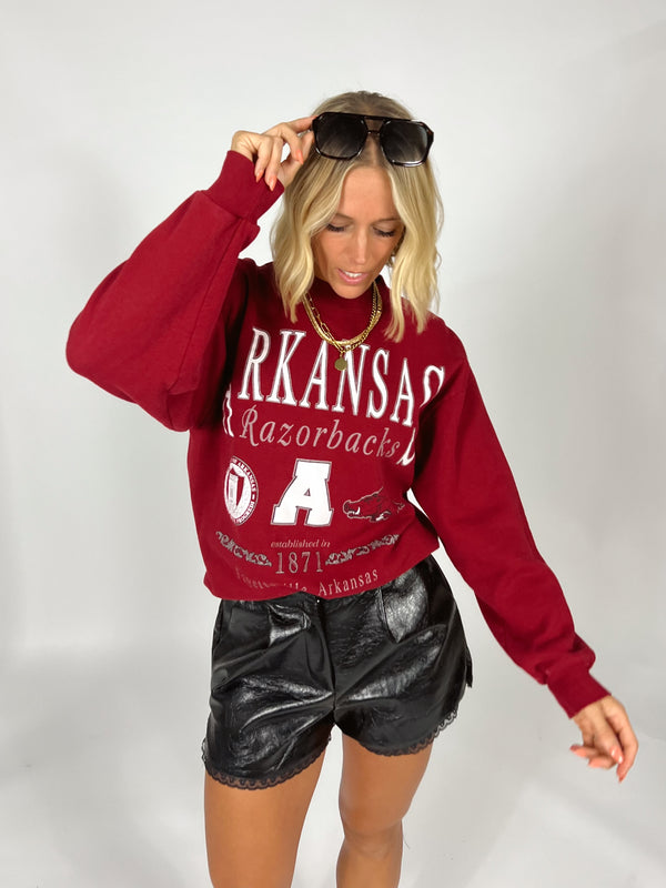 Red Oak Vintage Arkansas Razorback Sweatshirt
