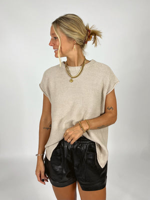 Hot Shot Leather Shorts