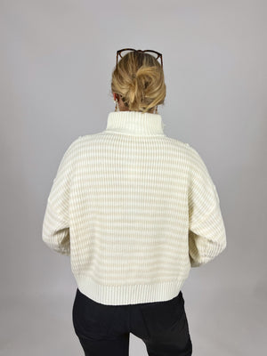 School Spirit Stripe Pullover