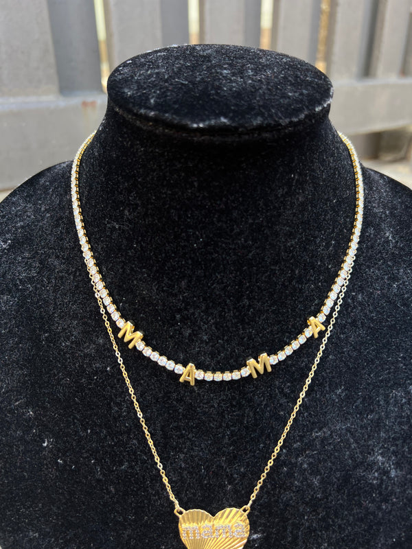 Mama Tennis Necklace