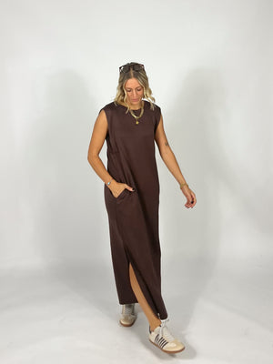 Split Second Jersey Knit Dress