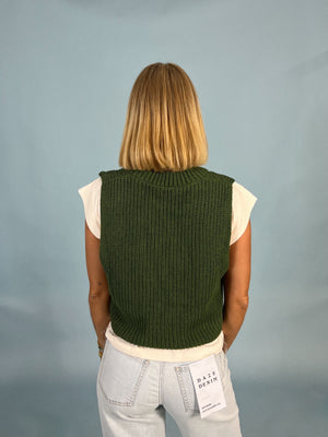 Layered Vest And Tee Duo