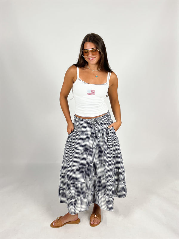 Countryside Gingham Skirt