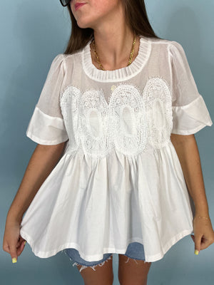 Peek And Chic Mesh Top