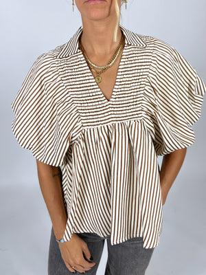 Laurel Stripe Blouse