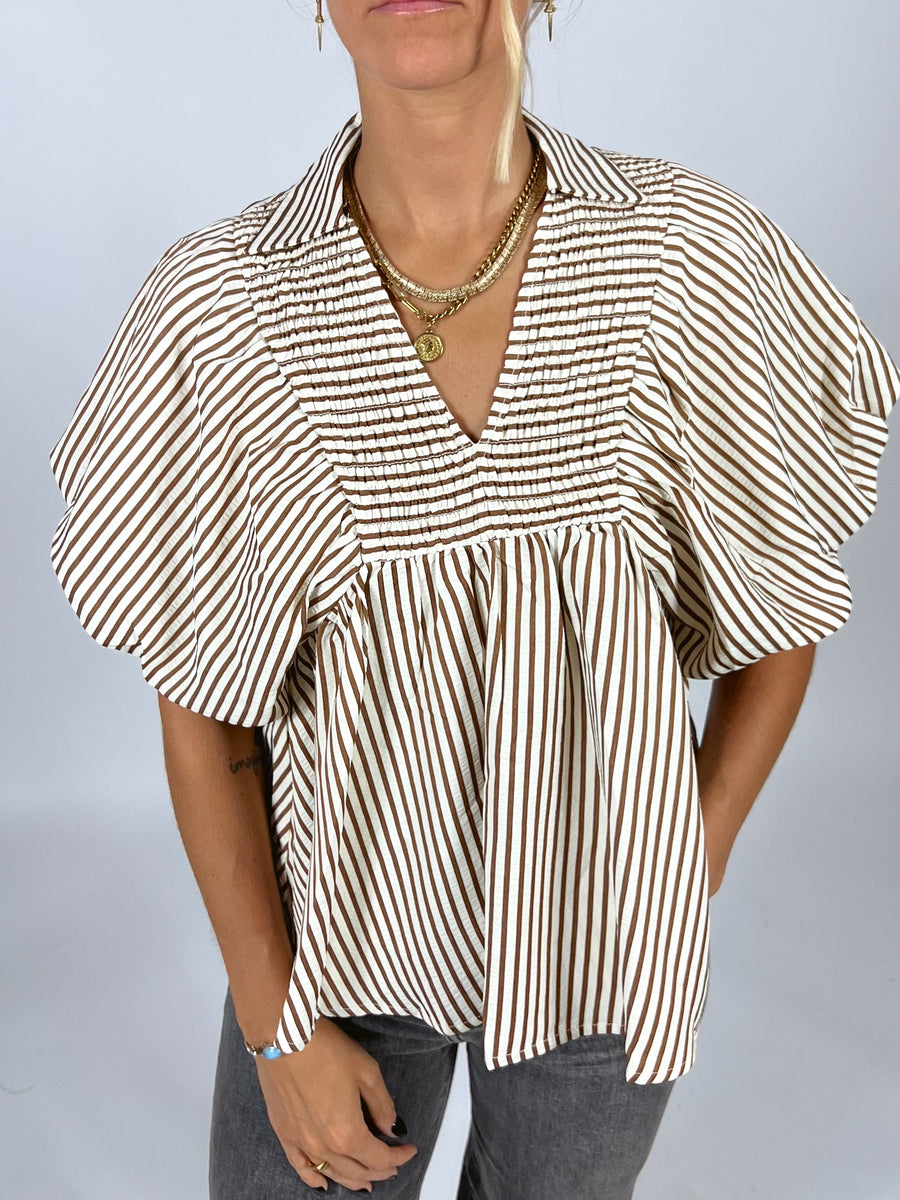 Laurel Stripe Blouse