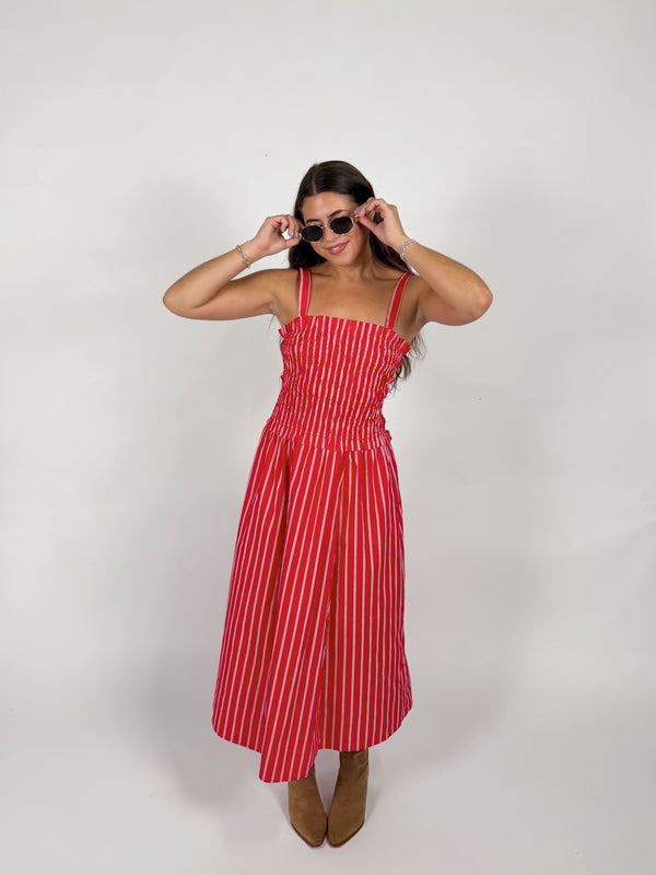 Lottie Stripe Midi