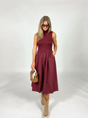Penelope Mock Neck Dress