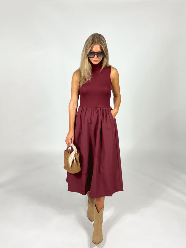 Penelope Mock Neck Dress