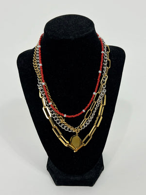 Razorback Beaded Necklaces