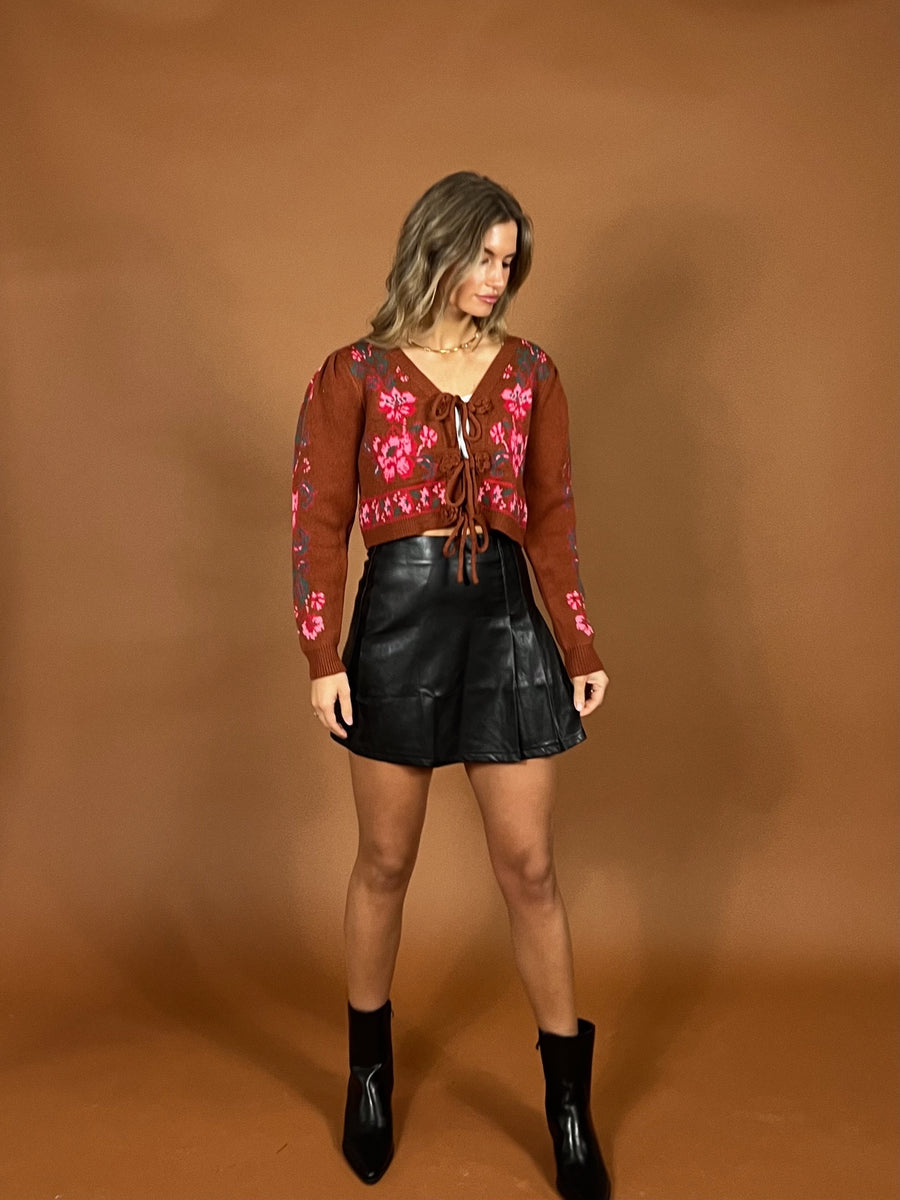 Dressed Up Floral Cardigan