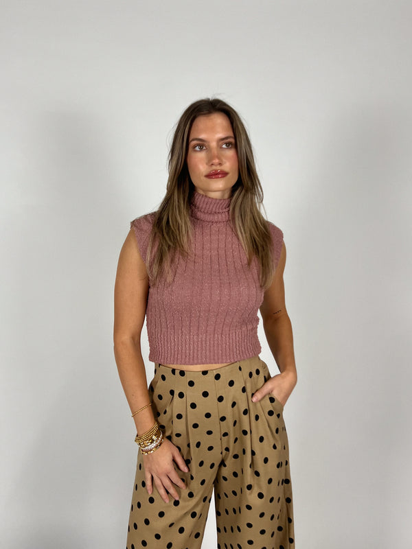 Sable Turtleneck Top