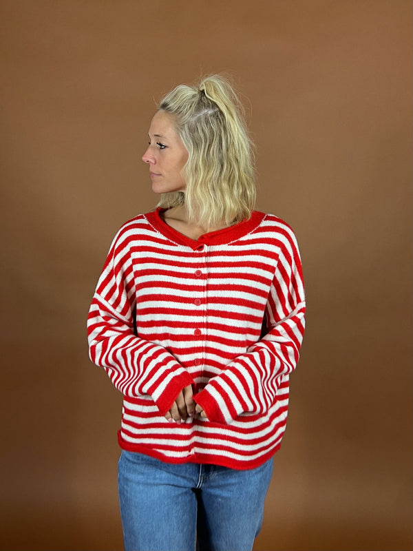 Penny Stripe Cardigan