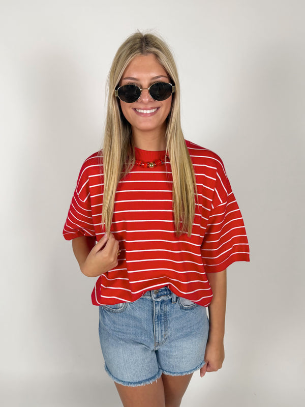 Dakota Oversized Stripe Top