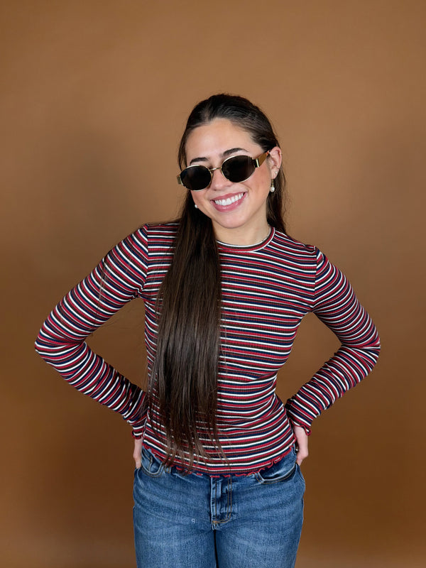 Frankie Stripe L/S Top
