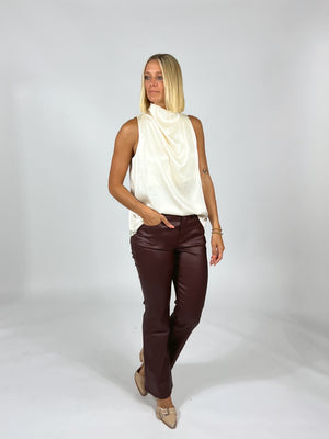 Satin Drape Tank