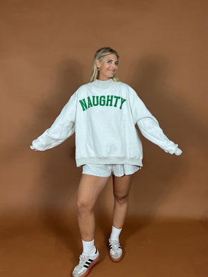 Grinchy/Naughty Reversible Sweatshirt
