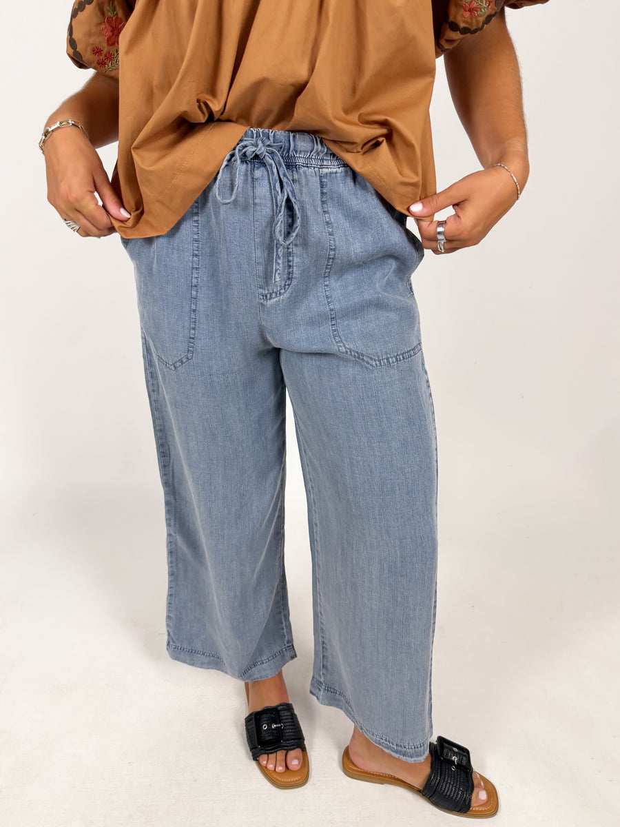 Easy Days Chambray Denim Pants