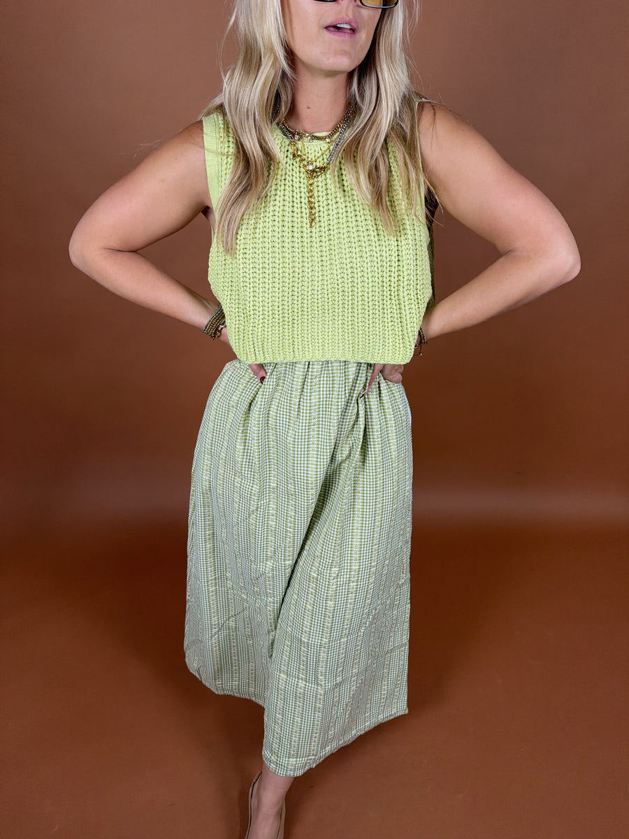 Lime Light Midi Dress