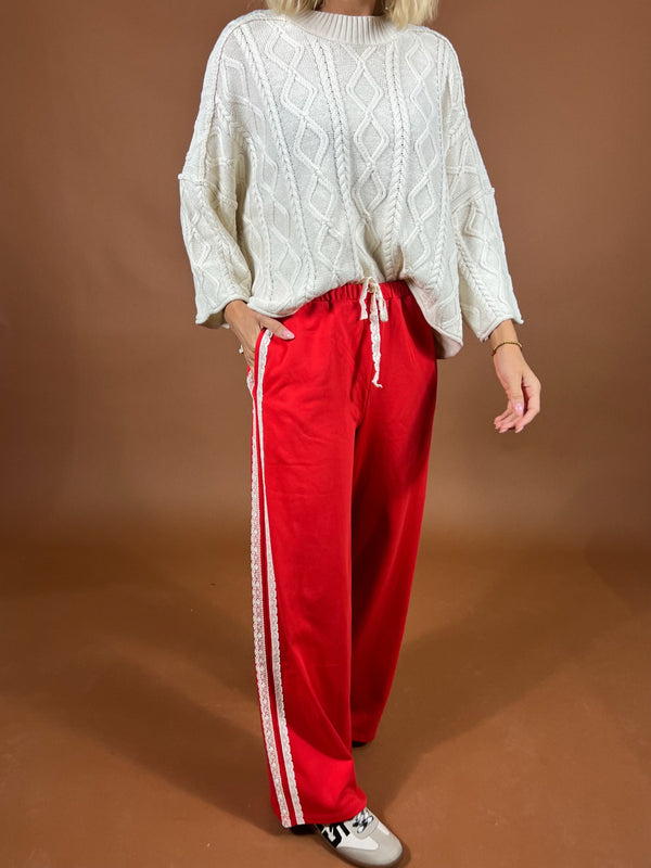 Lacey Wide Leg Sweatpants