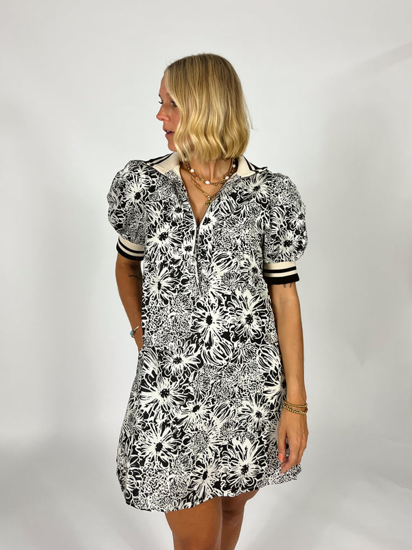 Off The Press Collared Dress