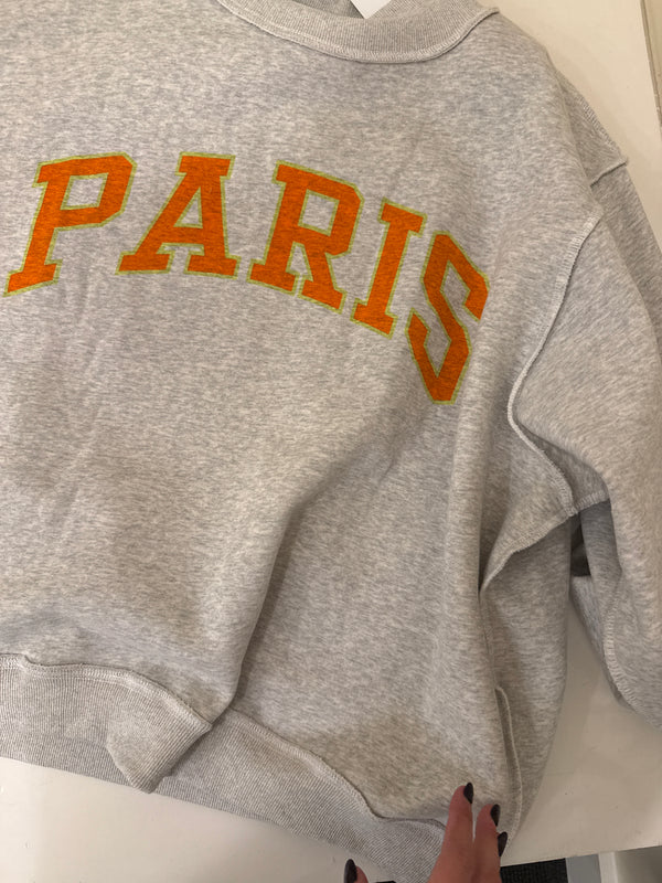 PARIS/BONJOUR Reversible Mock Neck