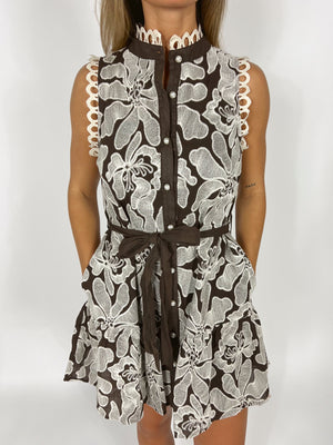 Juliette Pearl Button Dress