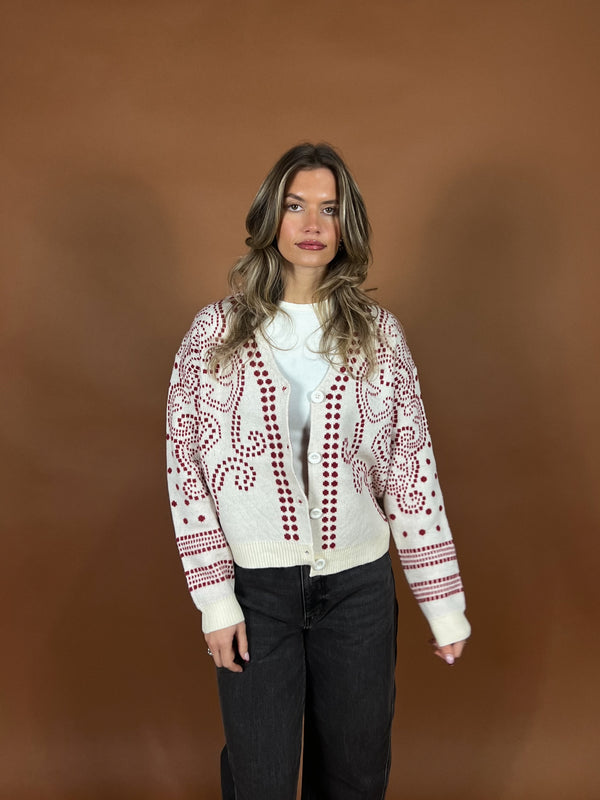 Candy Cane Cardigan