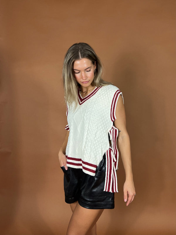 Tied Together Knit Vest