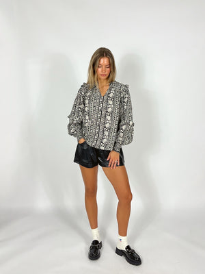 Max Printed L/S Top