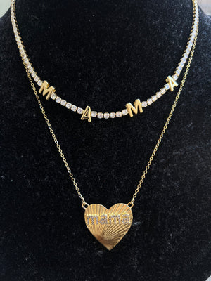 Mama Heart Necklace