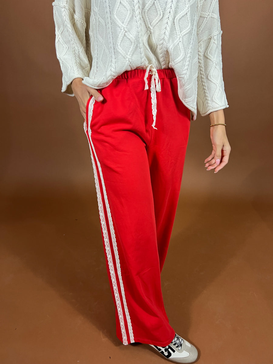 Lacey Wide Leg Sweatpants