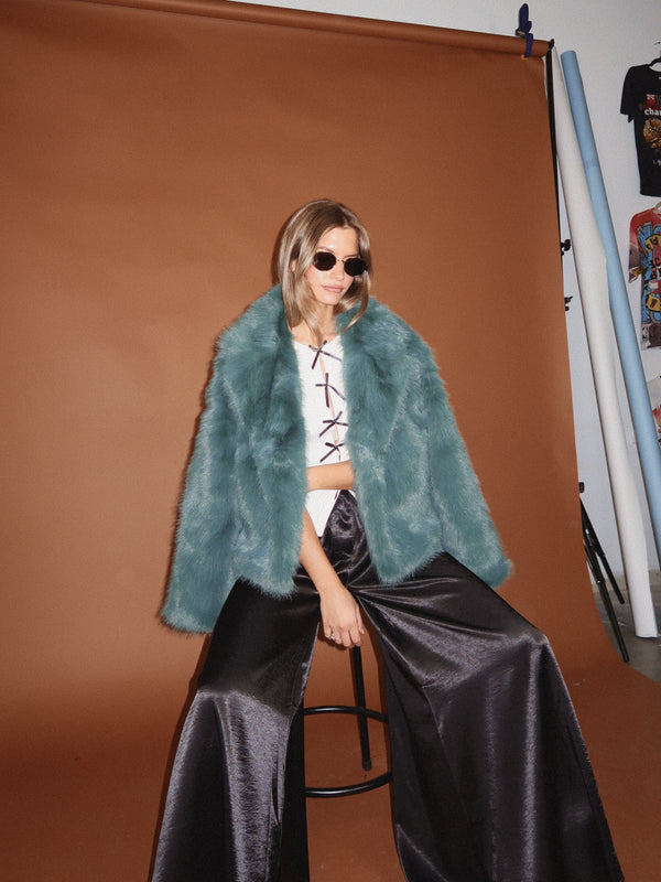 Emerald Hour Fur Coat