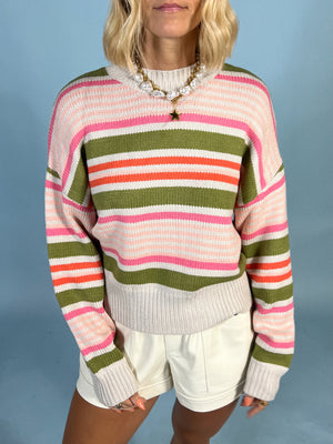 Orchard Stripe Knit Sweater