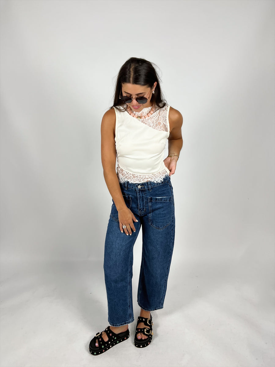 Someone's Girl Semi Barrel Jeans