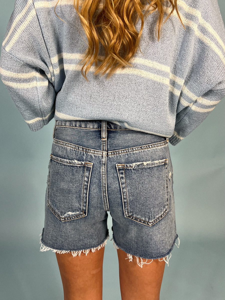 Ivy Denim Shorts | Waveline