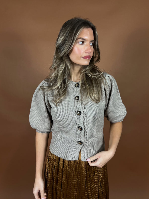 Sweet Talk Short Sleeve Sweater