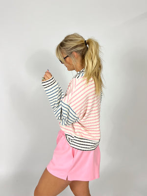 In The Mix Stripe Pullover