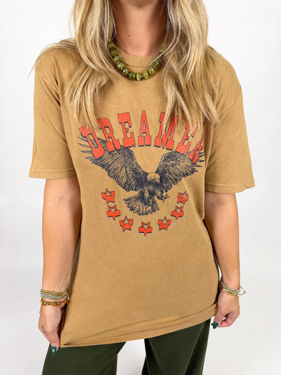Dreamer Eagle Washed Tee