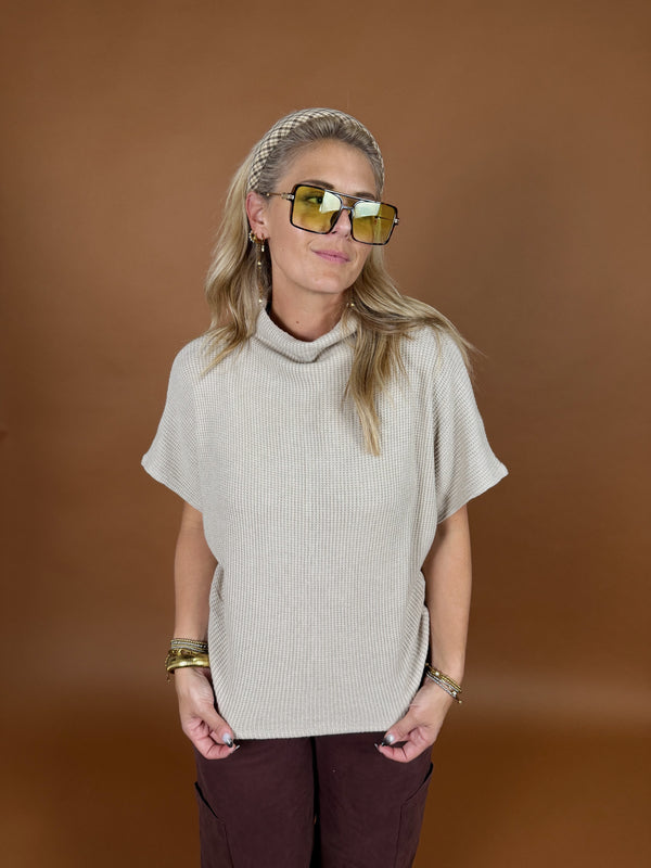 No Agenda Mock Neck