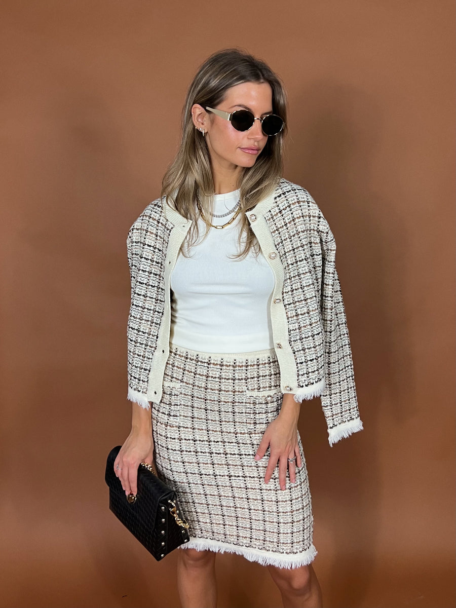 French Holiday Tweed Set